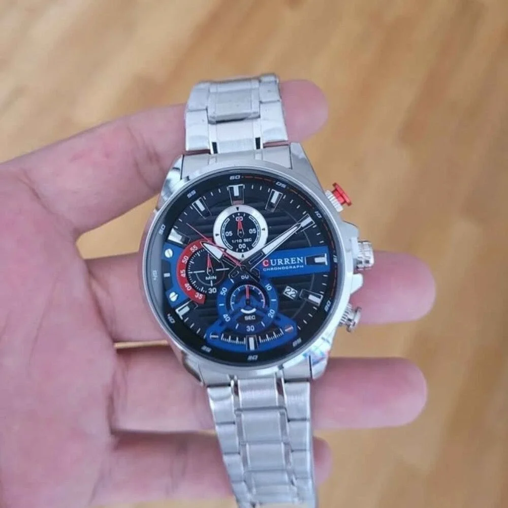 CURREN Stylish Chronograph Stainless Steel Watch for Men‎